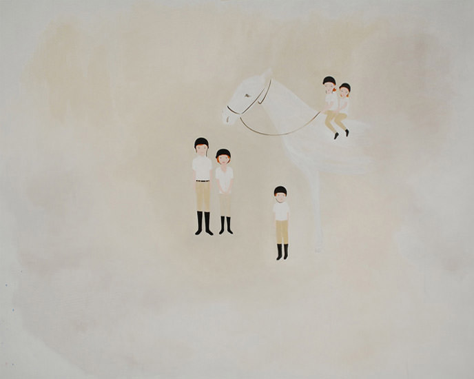 The Polo Family, 2006, acrylic on canvas, 190 x 155 cm 